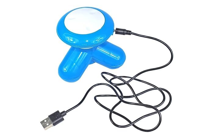 Massager Mini Corded Electric Powerful Full Body Massager with USB Power Cable for Muscle Pain, Mini Vibration Full Body Massager
