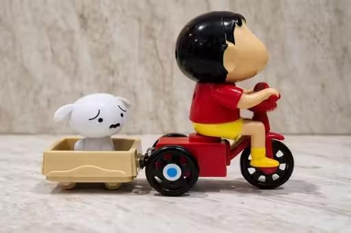 Action Figure Anime, Shin- Chan Anime, Sleeping Poseable Doll - Car Dashboard & Desk Decoration, Funny Collectible Toy for Fans and Adults (Safe for Ages 6+) (Shinchan with Shreeo)