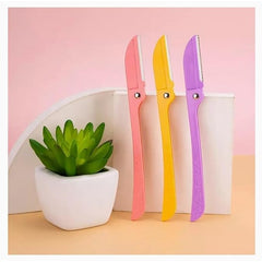 Feather Flamingo Face Razors for Women Eyebrow, Facial & Body Hair Removal Razors with Safety Guard | Gentle Shaving Tool for Sensitive Skin
