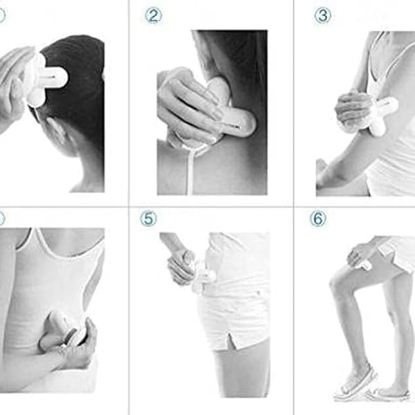 Massager Mini Corded Electric Powerful Full Body Massager with USB Power Cable for Muscle Pain, Mini Vibration Full Body Massager