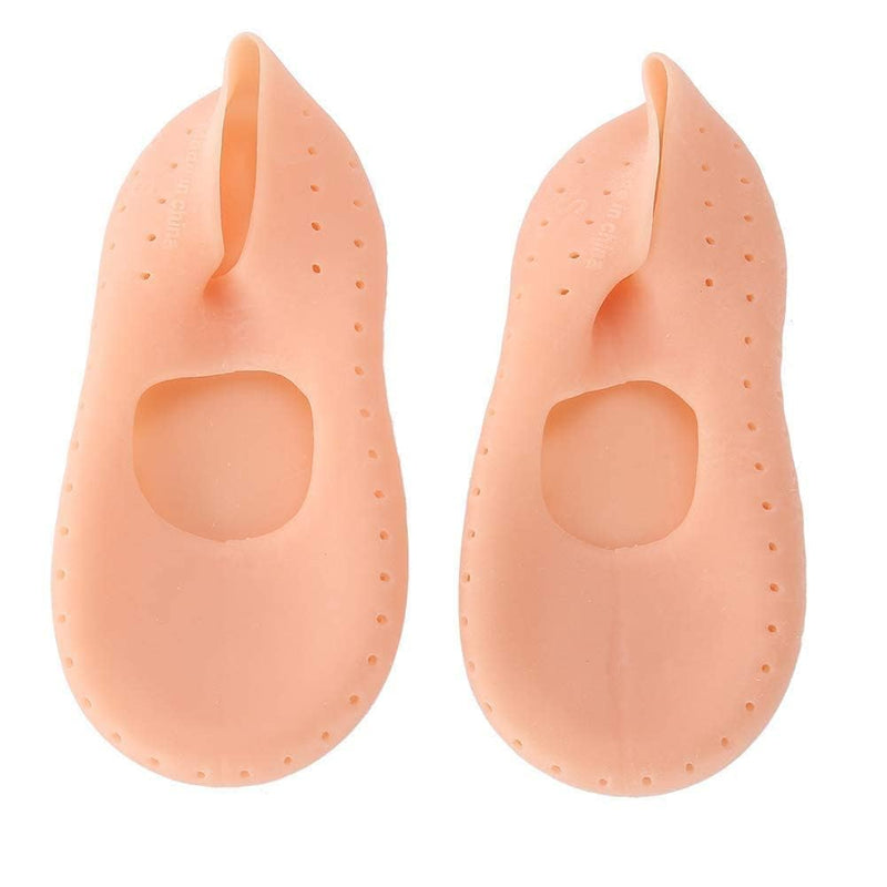 eel Socks Care Silicone Socks with Comfort Strap, Full Length, Anti-Crack Moisturizing Gel Protection (Anti Crack Full Heel Socks with Strap)