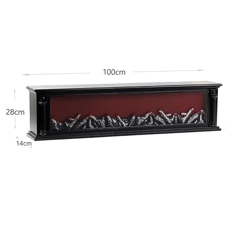 Artificial Fireplace LED Lamp with Realistic Flame Effect Big 40 Inch