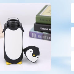 Penguin Glass Water Bottle 300ml