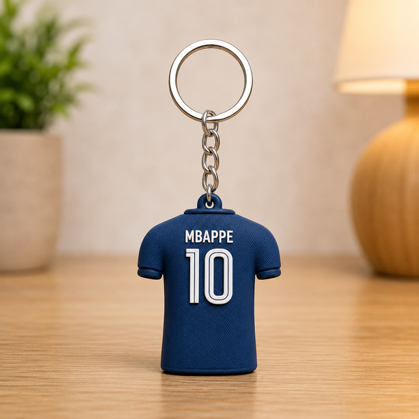 Jersey Silicone Keychains