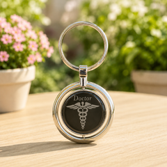 Doctor Round Keychain