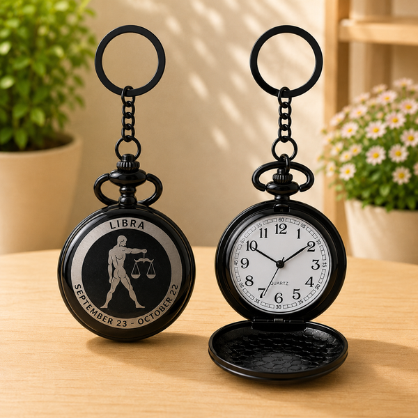 Libra Time Piece Keychain