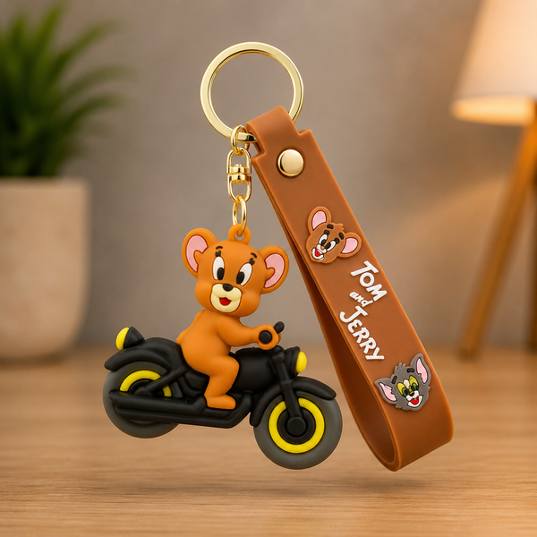 Jerry Vehicle Silicone Keychains