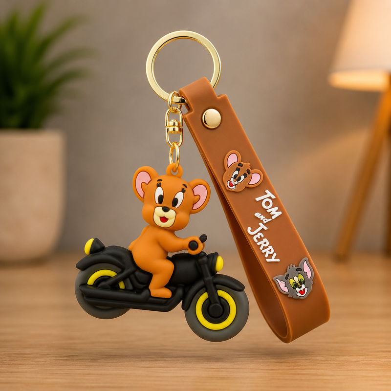 Jerry Vehicle Silicone Keychains