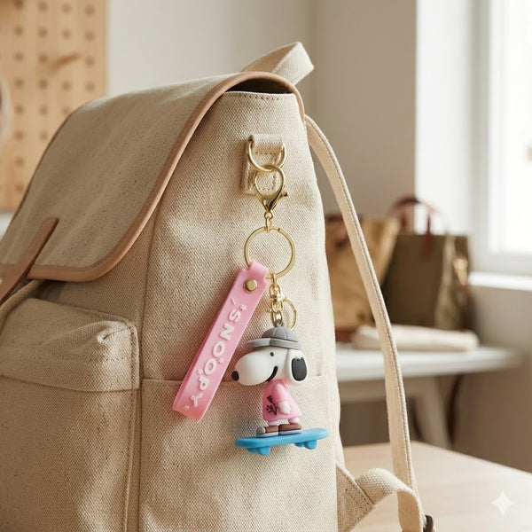Snoopy Silicone Keychain