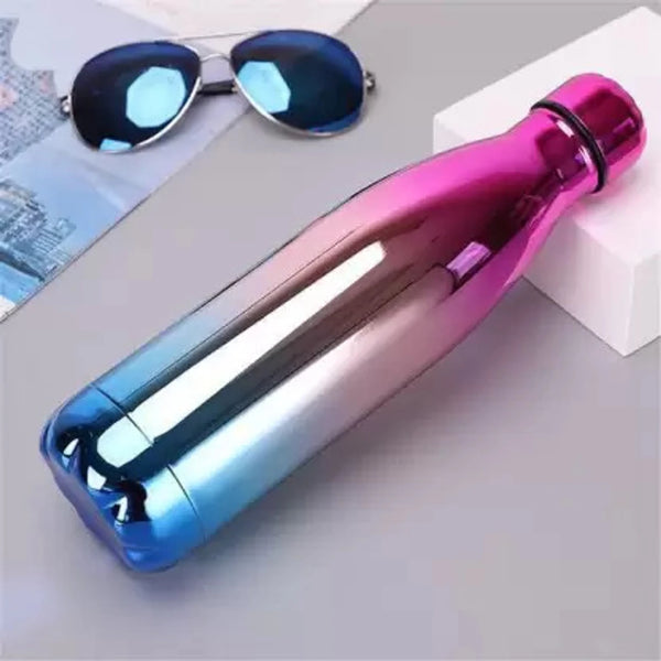 Water Bottle Stainless Steel Thermal Double Layer Vacuum Drinking Bottles Drinkware Flasks Home Office Outdoor Best Gifting Idea for Birthday & Valentines Gift (Random Color - 1 Piece) Brand: Generic