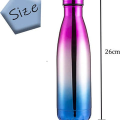 Water Bottle Stainless Steel Thermal Double Layer Vacuum Drinking Bottles Drinkware Flasks Home Office Outdoor Best Gifting Idea for Birthday & Valentines Gift (Random Color - 1 Piece) Brand: Generic