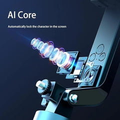 Auto Face Tracking AI Gimbal Selfie Stick Tripod Stand,Detachable Bluetooth Remote Compatible for iPhone/Android, Best for Vlogging/Photo Shoot (Q185 AUTO FACE Tracking Selfie Stick)