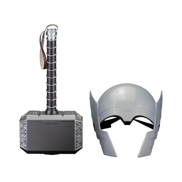 Marvel Avengers Thor Role Play Hammer & Helmet Combo | ABS + PV Cosplay Toy Set for Kids | Superhero Dress-Up Gear | Ages 6+