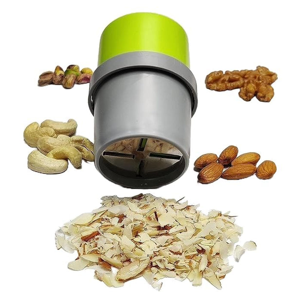 3-in-1 Dry Fruit Slicer Dry Fruit and Nut Cutter Slicer, fine Cup Slicer Kitchen Gadget for Dry Fruit Chopper, Badam kaaju Walnut Pista Cutter Chopper Machine Hand Nuts Chopper for Kitchen Items for Gift Home Gadgets