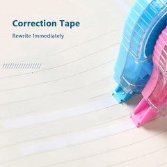 Correction Tape, Cream Color Inner Core, Instant Corrections, Easy to Use, 100 Feet Long, 0.2