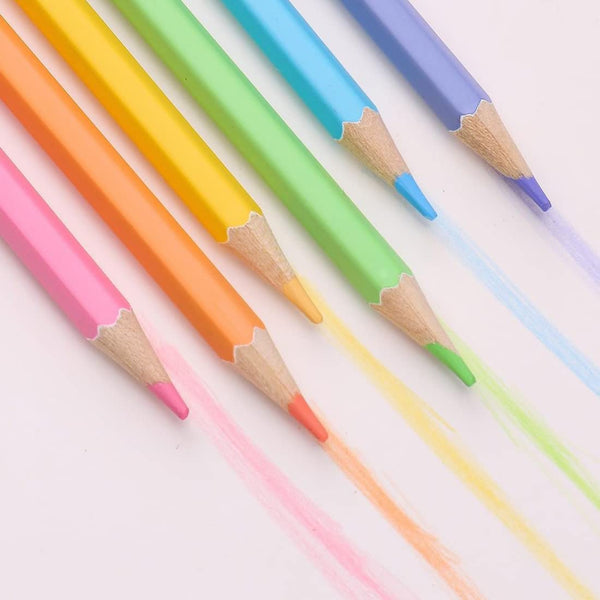 Quirky Premium Pastel Dream Theme Color Pencils | Set Of Multiple Shades | Attractive Colors For Kids & Girls | Fine Tip | Strong Nib | Ideal For Kids Return Gifts (Set of 12 Shades)