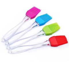 Silicone Flat Pastry Cooking Oil Brush for Grilling, Tandoor and BBQ,Multipurpose Silicon Brush .(Multicolor