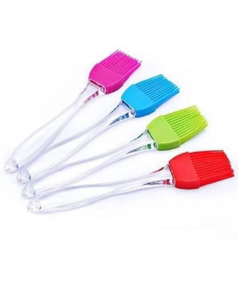 Silicone Flat Pastry Cooking Oil Brush for Grilling, Tandoor and BBQ,Multipurpose Silicon Brush .(Multicolor