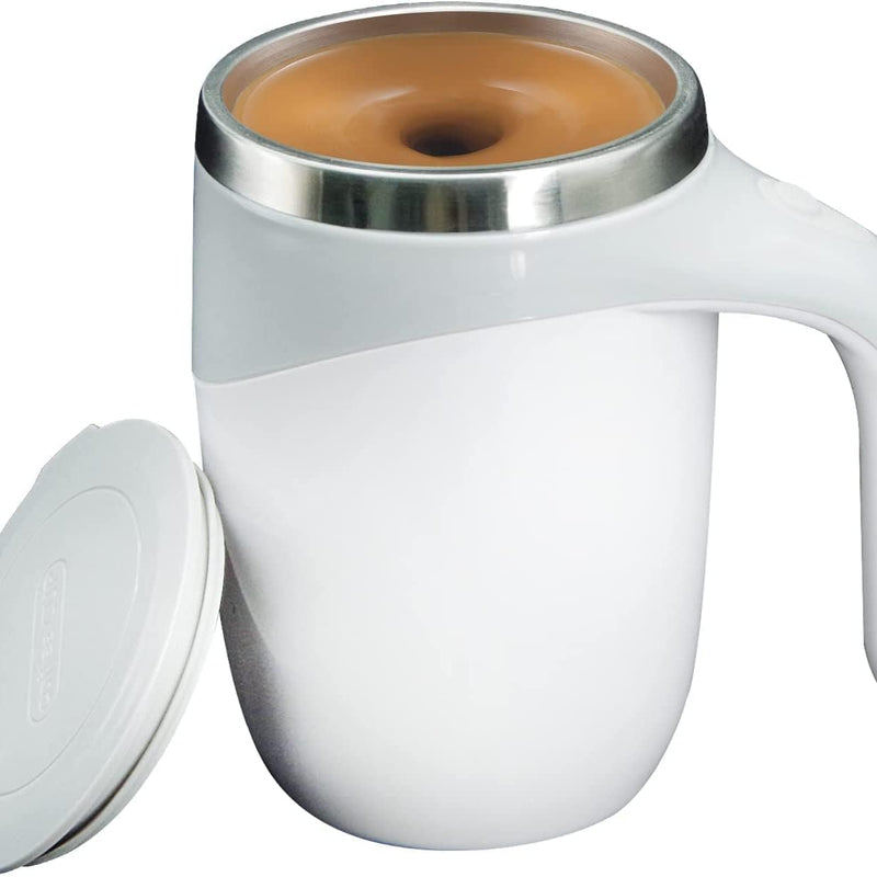 Self Stirring Coffee Mug Spinning Home Office Travel Mixer Cup Auto Magnetic Mug Mixer Automatic Mixing Coffee Cup Self Mixing Stainless Steel Cup for Coffee