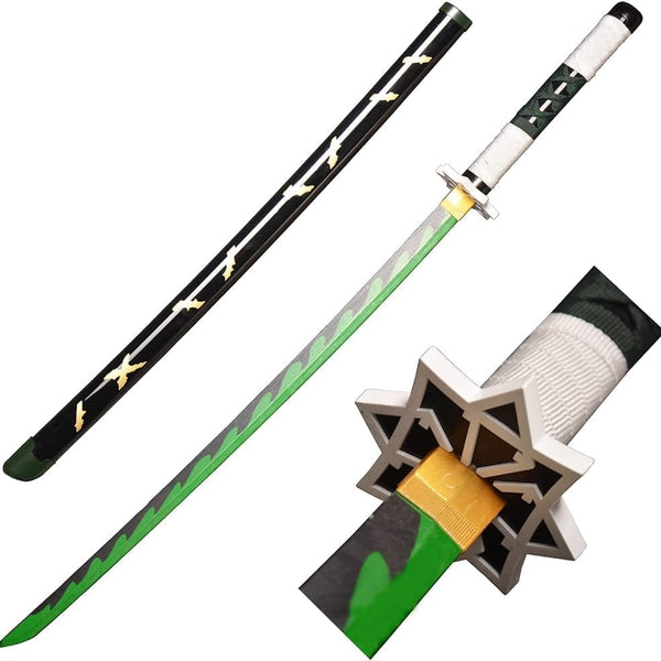 104 cm Sanemi Shinazugawa Wooden Sword  Katana With LED Light