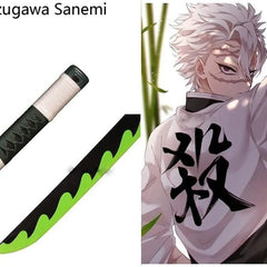 104 cm Sanemi Shinazugawa Wooden Sword  Katana With LED Light