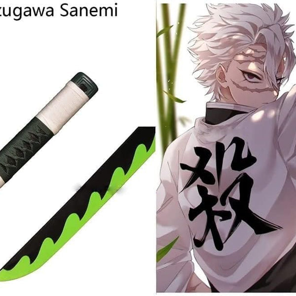 104 cm Sanemi Shinazugawa Wooden Sword  Katana With LED Light