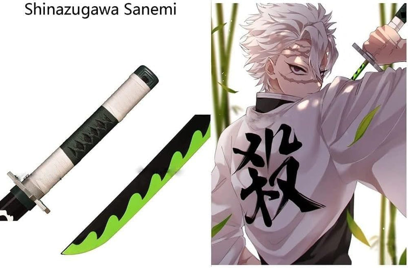 104 cm Sanemi Shinazugawa Wooden Sword  Katana With LED Light