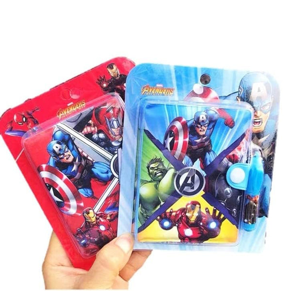 Super Hero Theme Mini Motivational Journal Notebook Diary Positive Mini Notebooks Diary For Kids Small Princess Pocket Diary With Pen &Best Birthday Return Gift For Kids.
