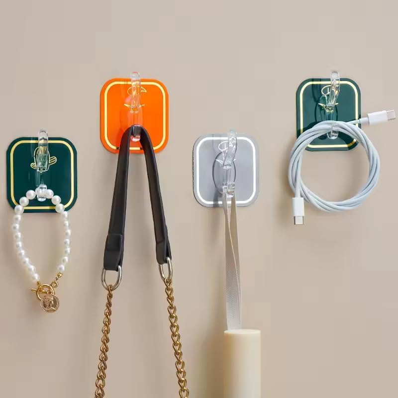 Self Adhesive Hook Colorful 6 Pcs