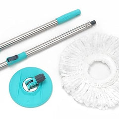 Lifelong Plastic 10L Spin Floor Mop Set with Bucket