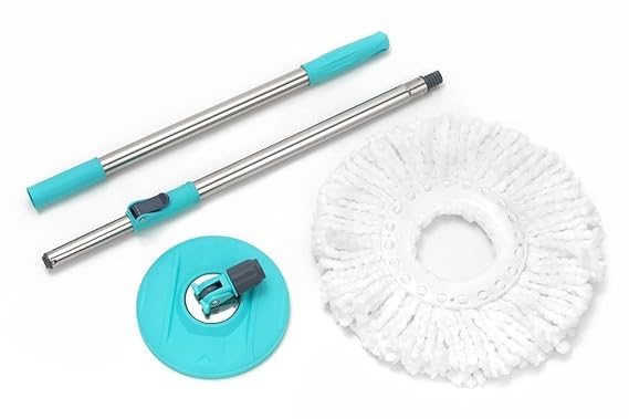 Lifelong Plastic 10L Spin Floor Mop Set with Bucket