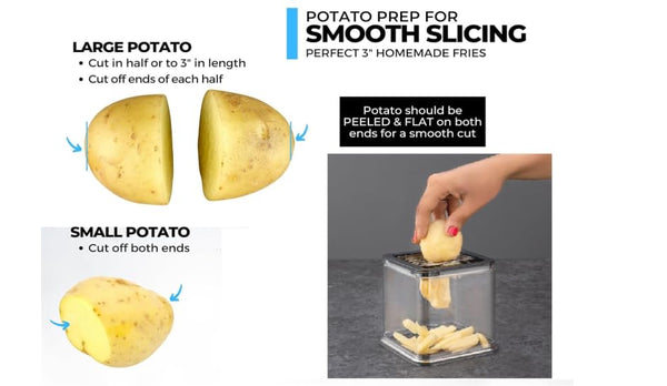Apex Heavy Duty Potato Chipser & Vegetable Chopper with Dual Blade Set