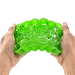 Ice Cube Trays for Freezer ice Trays Silicone Flexible Silicone Shape Honeycomb 37 Cavity Ice Cube Tray for Freezer, Reusable-Multicolor (2-Ice Tray)
