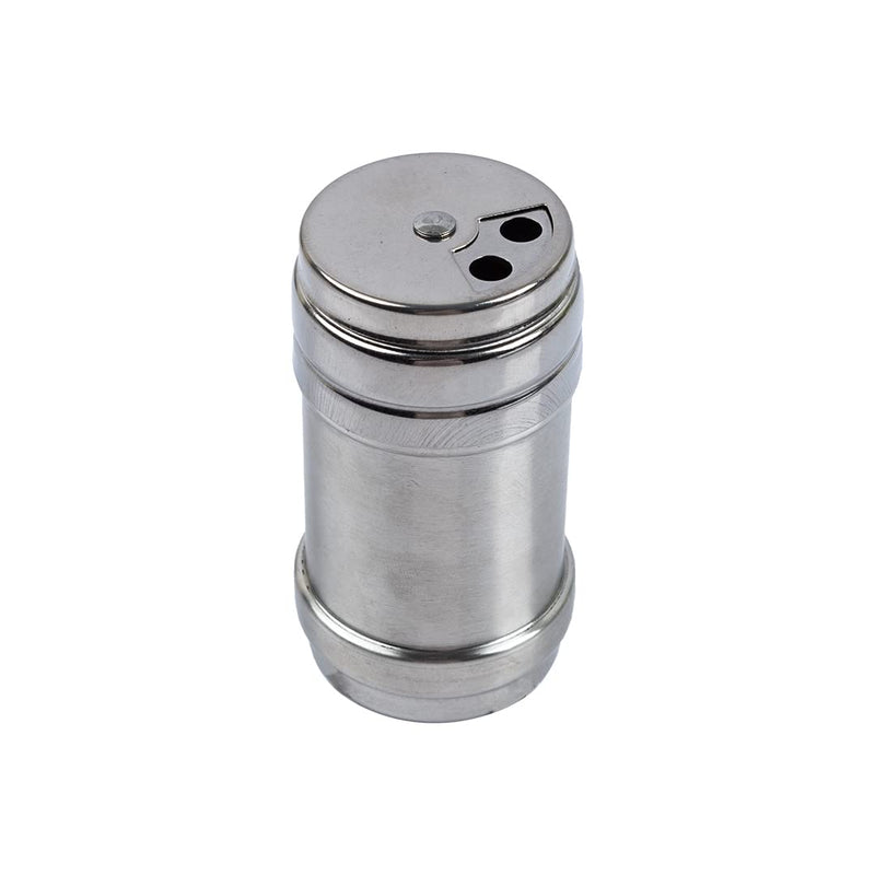 Stainless Steel Salt & Pepper | Silver Condiment Jar for Dining Table | Used as Namak Dispenser for Home, Kitchen and Restaurant | Make Serving Easy
