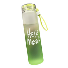 Glass Water Bottle Coffee Bottle for Home Office Outdoor Green