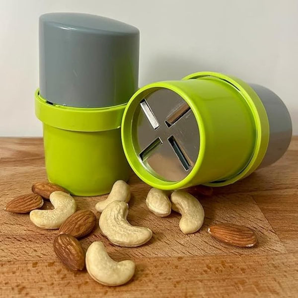 3-in-1 Dry Fruit Slicer Dry Fruit and Nut Cutter Slicer, fine Cup Slicer Kitchen Gadget for Dry Fruit Chopper, Badam kaaju Walnut Pista Cutter Chopper Machine Hand Nuts Chopper for Kitchen Items for Gift Home Gadgets