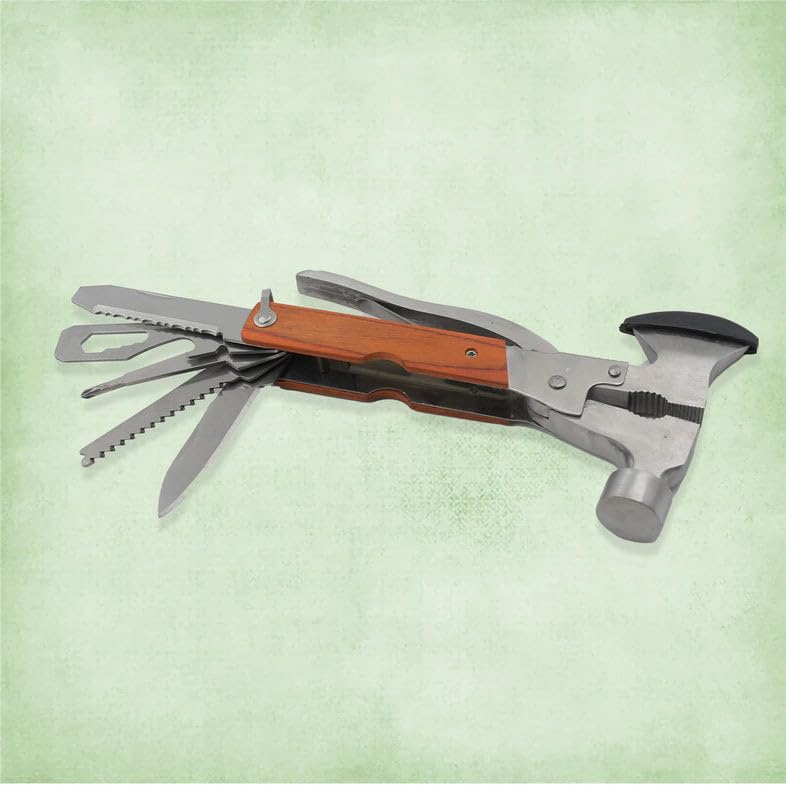 Hammer Multitool, Opener Screwdriver, Cool Gadget Christmas Gifts Stocking Stuffer for Men, Outdoor Camping
