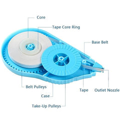 Correction Tape, Cream Color Inner Core, Instant Corrections, Easy to Use, 100 Feet Long, 0.2