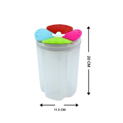 4 SECTION STORAGE CONTAINERS AIRTIGHT TRANSPARENT FOOD PLASTIC STORAGE CONTAINER