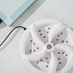 Portable Mini Ultrasonic Washing Machine - 30W USB Mini Turbine Washing Machine for Underwear, Socks, Baby Clothes - Water Saving and Energy Saving and Safe to Use