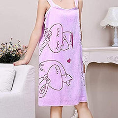 Microfiber Bathrobe/Bath Towel/Magic Towel/Beach Dress/Beach and Spa Bathrobe for Girls & Women