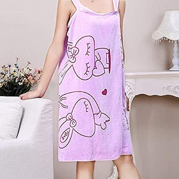 Microfiber Bathrobe/Bath Towel/Magic Towel/Beach Dress/Beach and Spa Bathrobe for Girls & Women