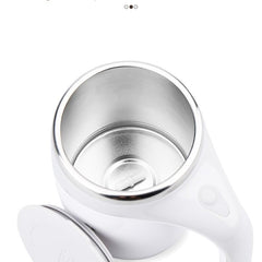 Self Stirring Coffee Mug Spinning Home Office Travel Mixer Cup Auto Magnetic Mug Mixer Automatic Mixing Coffee Cup Self Mixing Stainless Steel Cup for Coffee