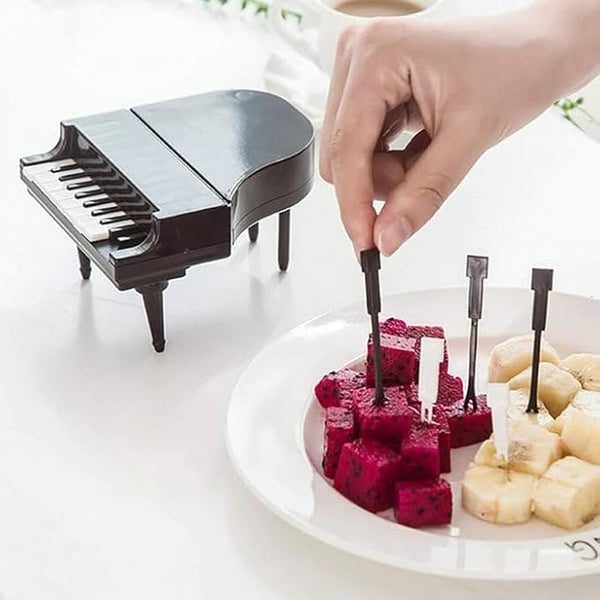 Piano Fruit Forks 6pc Set