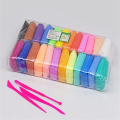 Super Clay 12Pc Air Dry Clay for Kids with Sculpting Tools - Creative Art & Crafts Play Dough Birthday Return Gift for Boys and Girls