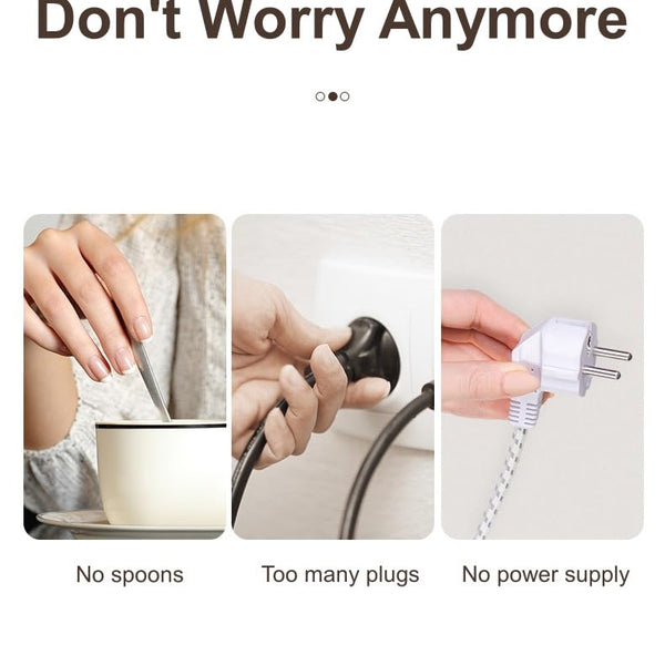 Self Stirring Coffee Mug Spinning Home Office Travel Mixer Cup Auto Magnetic Mug Mixer Automatic Mixing Coffee Cup Self Mixing Stainless Steel Cup for Coffee