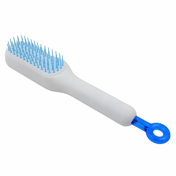Self-Cleaning Massage Comb Self-Cleaning Hairbrush, Massage Comb with Box for All Hair Types, One Pull Cleaning Tool for Combing & Shaping, Easy to Use for Men and Women, Ideal for Home & Travel