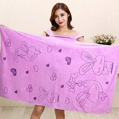Microfiber Bathrobe/Bath Towel/Magic Towel/Beach Dress/Beach and Spa Bathrobe for Girls & Women