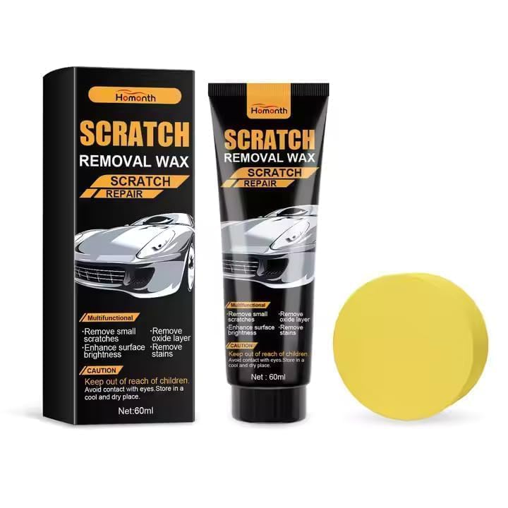 Car Scratch Removal, Car Scratch Remover Paste Wax, Paint Scratch Remover, Dent Remover, Car Rubbing Polish Scratch Removal
