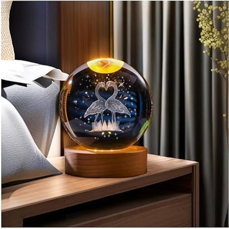 3D Crystal Flamigo Lamp